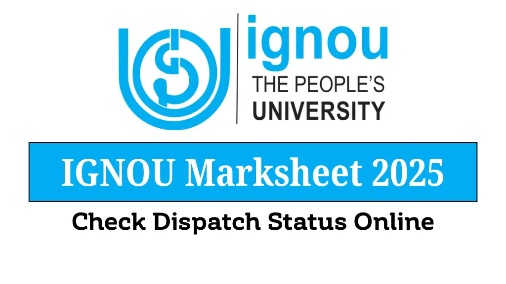 IGNOU Marksheet 2025