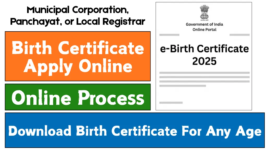 Birth Certificate Apply Online